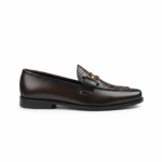 The Coffee-Crust Woven Bit Loafer