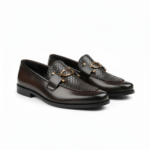 The Coffee-Crust Woven Bit Loafer - Image 2