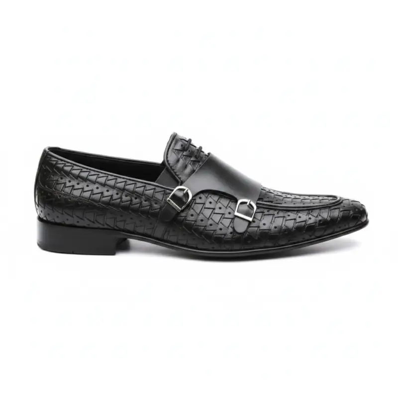The Obsidian Diamond Monk Strap