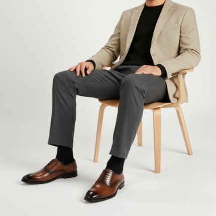 Onyx Black Woven Bit Loafers